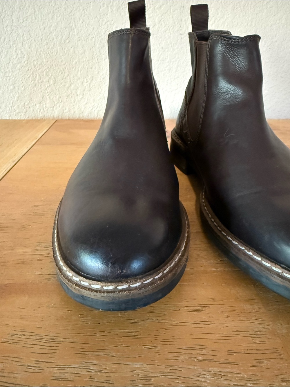 Men's Clark’s chelsea boots dark brown leather - Picture 4 of 11